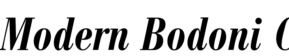 Modern Bodoni Cond Bold Italic Font Download Free